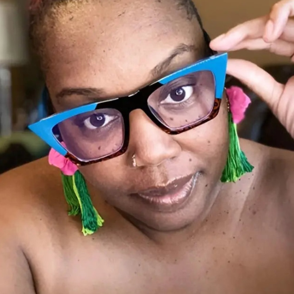 Clear Blue & Leopard Frames